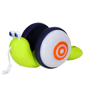 حلزون موزیکال طناب دار سبز pull - along snail toy -اسباب بازی